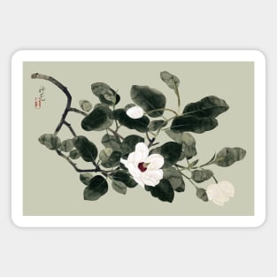 Flowering Magnolia Branch Magnet